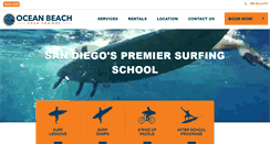 Desktop Screenshot of oceanbeachsurfschool.com